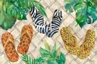 Jungle Flip Flops Horizontal Art Print