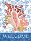 Bahia Conch and Coral Vertical Art Print