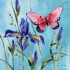 Poetic Butterfly IV Art Print