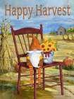 Harvest Gnome Vertical I Art Print