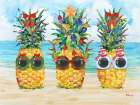 Christmas Cool Kona Pineapples Horizontal I Art Print