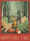 Autumn Campfire Vertical I Art Print