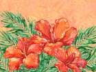 Hanalei Hibiscus Horizontal Art Print