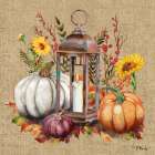 Harvest Lantern II Art Print