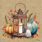 Harvest Lantern IV Art Print
