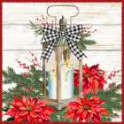 Christmas Lantern I Art Print