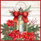 Christmas Lantern II Art Print