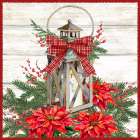 Christmas Lantern III Art Print