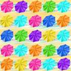 Colorful Umbrellas Repeat Art Print