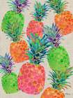 Honeyed Pineapples Vertical Art Print