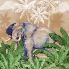 Jungle Life IV - Sunset Art Print