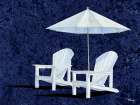 Tybee Adirondacks Horizontal II Art Print