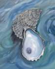 Oyster Close-Up - Stormy Seas Art Print
