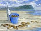 Clamming in the Cove Art Print