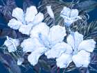 Hibiscus Bunch Horizontal Art Print