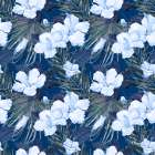 Hibiscus Bunch Repeat Art Print