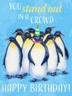 Party Penguins Vertical II Art Print