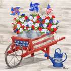 Patriotic Cart II Art Print