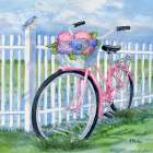 Blooming Bicycle II Art Print