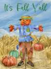 Scarecrow Field Vertical II Art Print