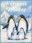 Winter Penguins Vertical Art Print