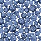 Indigo Urchin Repeat I Art Print