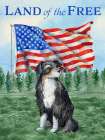 Patriotic Pup Vertical I Art Print