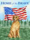 Patriotic Pup Vertical II Art Print