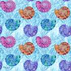 Ammonite Shell Repeat Art Print