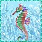 Radiant Sealife II Art Print