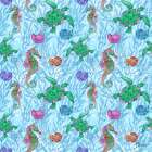 Radiant Sealife Repeat Art Print