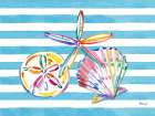 Brushstroke Shells Horizontal I Art Print