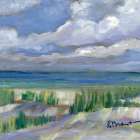 Crooked Island Beach View Art Print