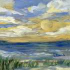 Crooked Island Sunset I Art Print