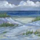 Crooked Island Morning Dunes Art Print
