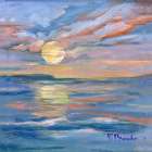 Crooked Island Twilight Coastal Print