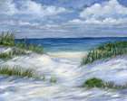 Luminous Dunes I Art Print