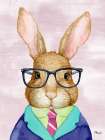 Hip Rabbit I Art Print