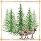 Northern Forest Reindeer Art Print