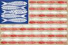 Patriotic Fish Flag Art Print