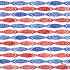 Patriotic Fish Repeat Art Print