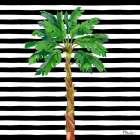 Bora Bora Palm Tree II - Stripes Art Print