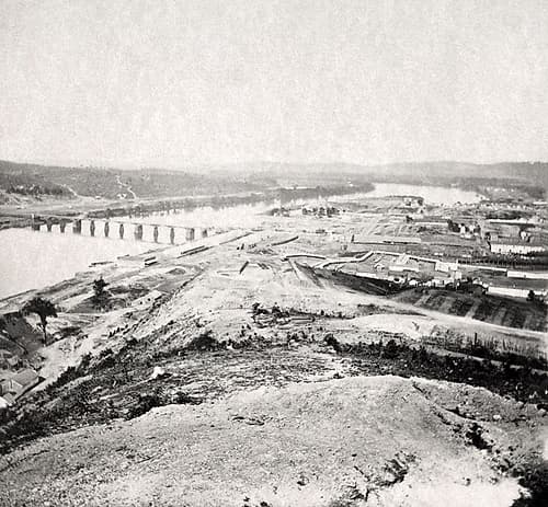Army Bridge Chattanooga 1864 Photography Print