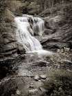 Bald River Falls Sepia Art Print