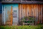 Barn And Bike Art Print