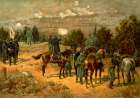 Battle of Chattanooga Drawing 2 Art Print