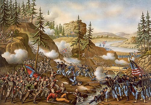Battle of Chattanooga Drawing 3 Photography Print