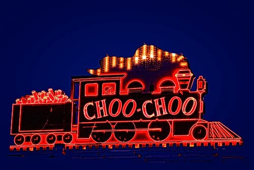Choo Choo Sign Photography Print