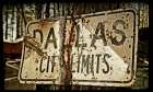 Dallas City Limits Art Print