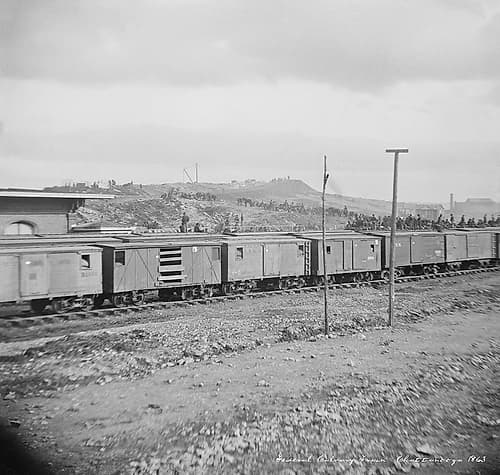 Federal Calvary Train Boxcars Chattanooga 1863 Photography Print